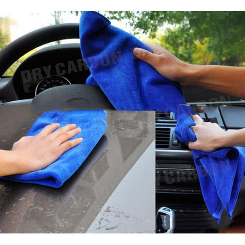 Prosop de curățare din microfibră Îngroșați cârpă moale pentru uscare Prosoape pentru spălat caroserie auto Strat dublu cârpe curate 30cm*30cm Curățarea mașinii