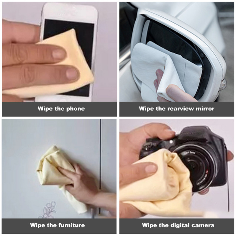 Autopesurätik seemisnahk, puhastuslapp, tugeva imavusega autopesutarvikud, kulumiskindel Toyota BMW jaoks