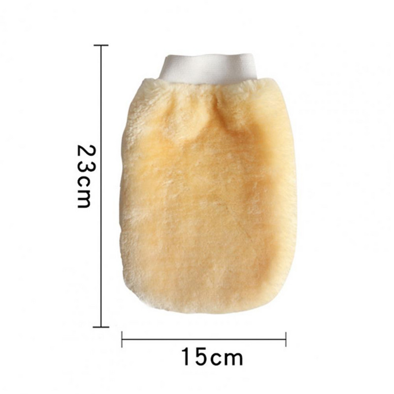 Car Styling Lână Moale Mănuși de spălat mașini Perie de curățare Masina de spălat motociclete Produse de îngrijire