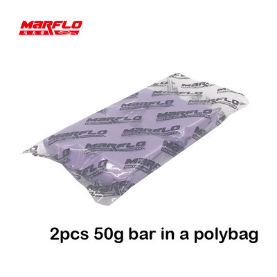 Marflo Magic Clay Bar за автомивка 2бр. Фина средно тежка глина за измиване на автомобили