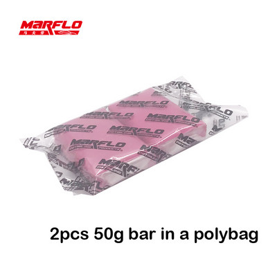 Marflo Magic Clay Bar за автомивка 2бр. Фина средно тежка глина за измиване на автомобили