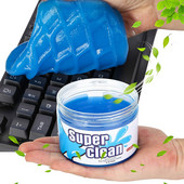 Автомобилен вентилационен отвор Magic Dust Cleaner Gel Домакински авто лаптоп Почистващ гел за клавиатура Офис Gap Wash Отстраняване на кал Отстраняване на слуз Гума