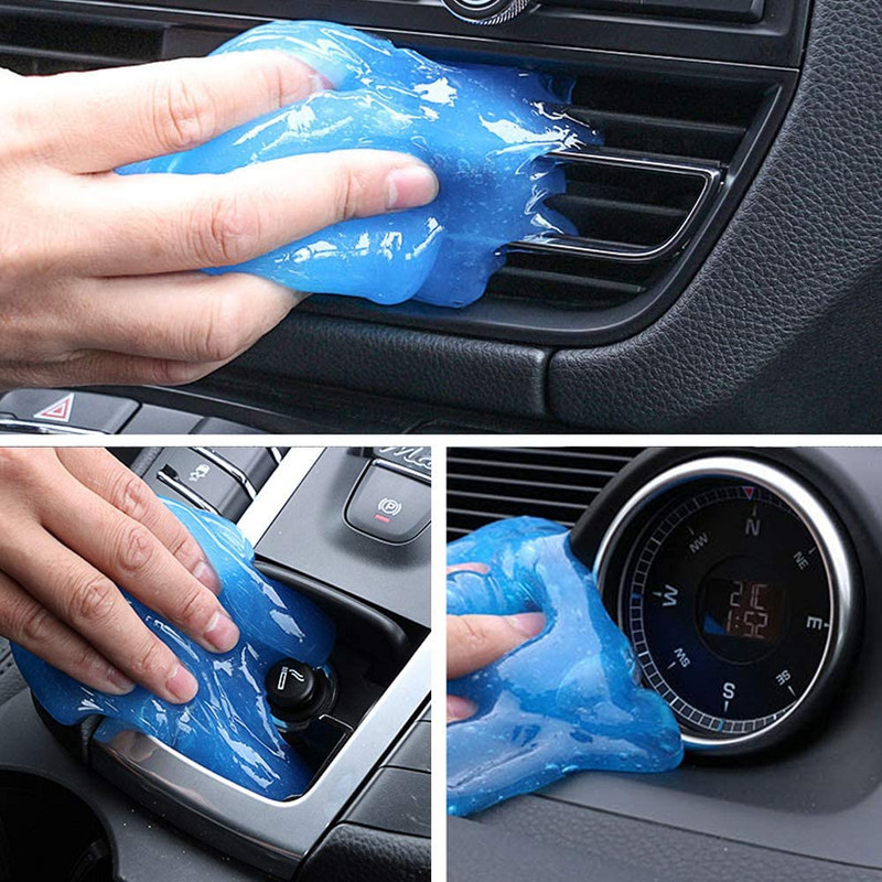 Auto õhuventiil Magic Dust Cleaner Geel Kodumajapidamises Auto Sülearvuti Klaviatuuri Puhastus Geel Kontorivahe pesu Muda eemaldamine Lima Kumm