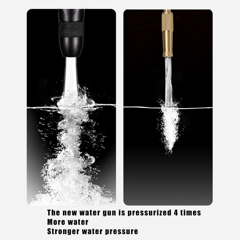 Spălătorie auto Pistol cu apă de înaltă presiune Furtun de grădină Stropitor cu spumă metalică Instrument de spălat auto Mașină de spălat cu înaltă presiune Pulverizator de grădină
