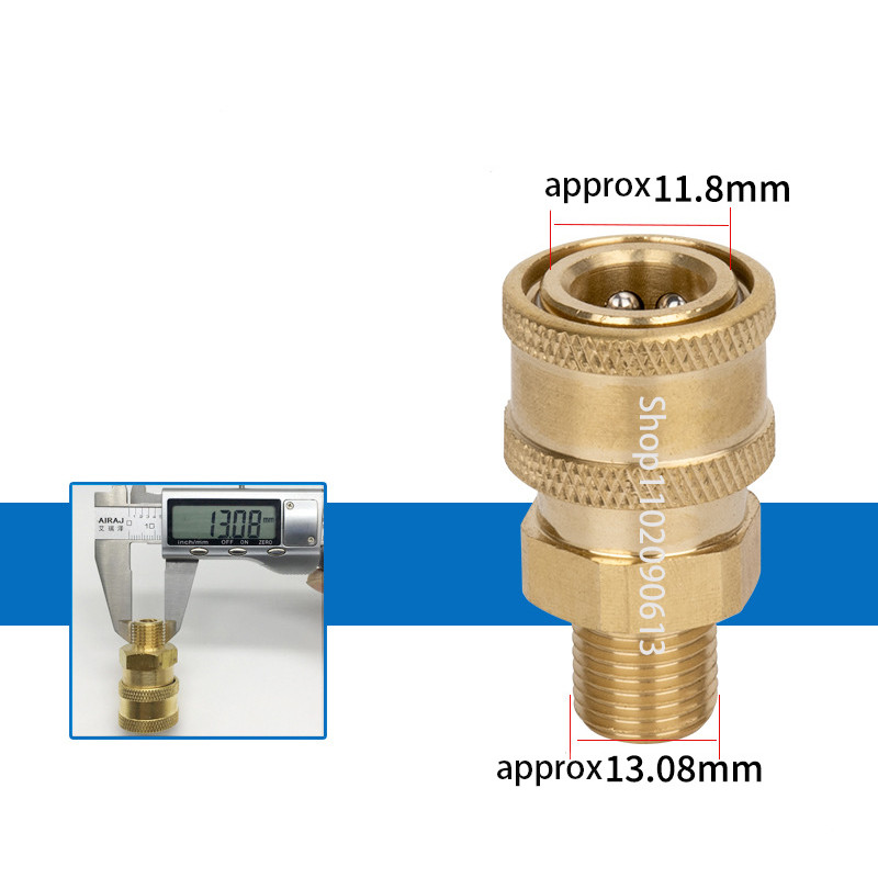 Kõrgsurvepesuri adapter 1/4" kiirühendusega kiirvabastusega elektripesuri kiirühendus kiirühendus 1/4 tolli