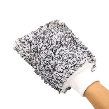 Αδιάβροχο πλυντήριο αυτοκινήτου Microfiber Chenille Gloves Car Cleaning Mitt Wax Detailing Brush Auto Care Γάντια διπλής όψης χωρίς γρατσουνιές