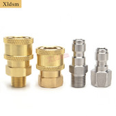 Hogedrukreiniger Adapter 1/4 "kiirühendusega kiirühendusega elektripesuri Snelle Verbinding 1/4 tolli