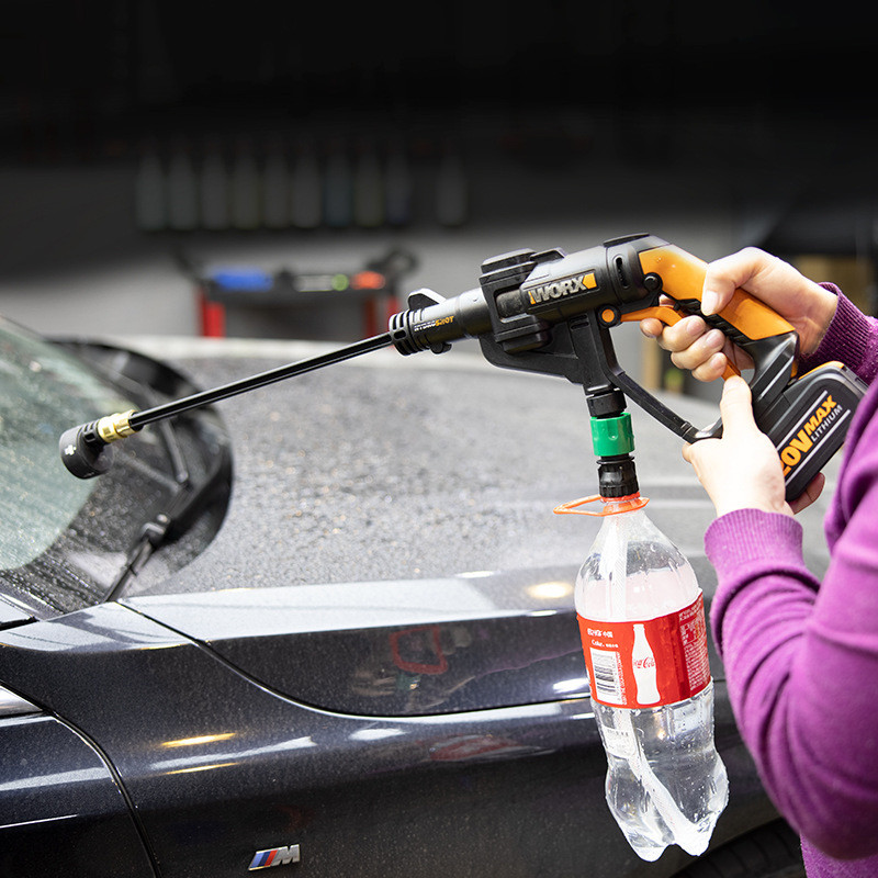 Προσαρμογέας 1 τμχ για πιστόλι πλύσης μπαταρίας λιθίου με λάστιχο πλύσης υψηλής πίεσης φιάλης κοκ Αξεσουάρ πλύσης