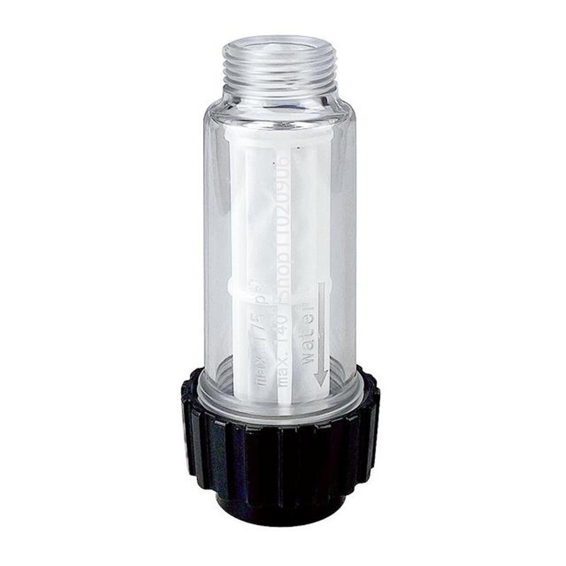 Kõrgsurvepesuri veefilter Karcher K2 K3 K4 K5 K6 K7 G 3/4`` veefiltrid 2 filtrisüdamikuga Lavor For Nilfisk jaoks