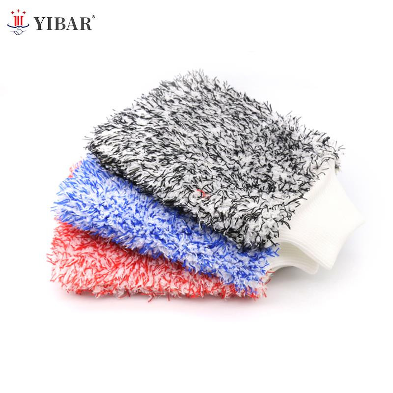 1 τμχ Μαλακό Γάντι Καθαρισμού Αυτοκινήτου Εξαιρετικά Μαλακό Γάντι Πλύσης Μικροϊνών Mitt Mitt Microfiber Γάντι πλυσίματος αυτοκινήτου