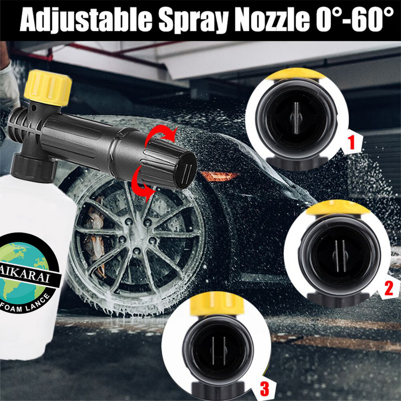 Mașină de spălat cu înaltă presiune Spălator de spumă auto Lance de spumă de zăpadă duză de spumă tun spumă generator de spumă pentru Daewoo Hammer Karcher Huter Makita