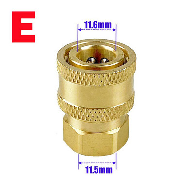 Roostevabast terasest kanalisatsiooni äravoolutoru joa puhastusotsik G 1/4 kõrgsurvepesuri vooliku jaoks