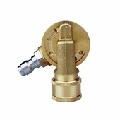 Περιστρεφόμενος σύνδεσμος 4500 PSI 1/4" Γρήγορη σύνδεση για προσάρτημα πλύσης πίεσης Προσαρμογέας καθαρισμού υδρορροής