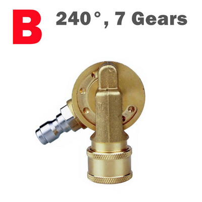 Περιστρεφόμενος σύνδεσμος 4500 PSI 1/4" Γρήγορη σύνδεση για προσάρτημα πλύσης πίεσης Προσαρμογέας καθαρισμού υδρορροής
