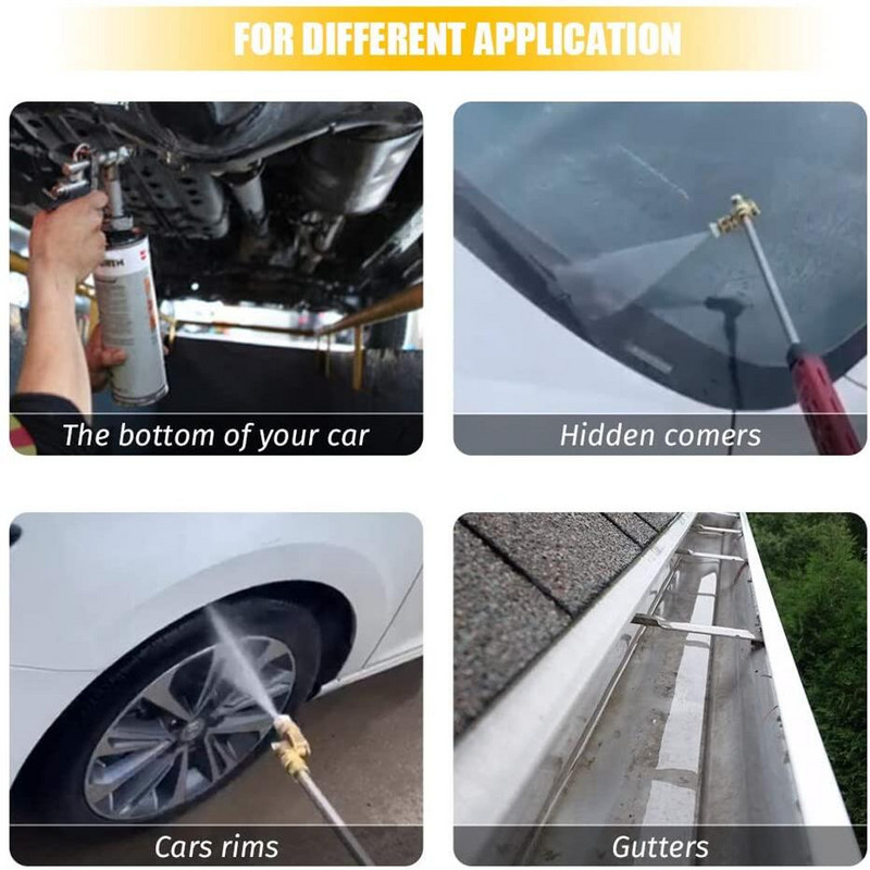 Περιστρεφόμενος σύνδεσμος 4500 PSI 1/4" Γρήγορη σύνδεση για προσάρτημα πλύσης πίεσης Προσαρμογέας καθαρισμού υδρορροής