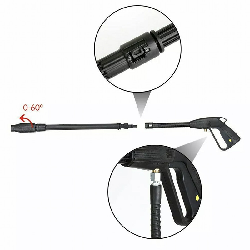 Automobilių plovimo purkštukų antgalis, skirtas Karcher K2 K3 K4 K5 K6 K7 aukšto slėgio plovimo mašinoms, besisukančioms turbo srove