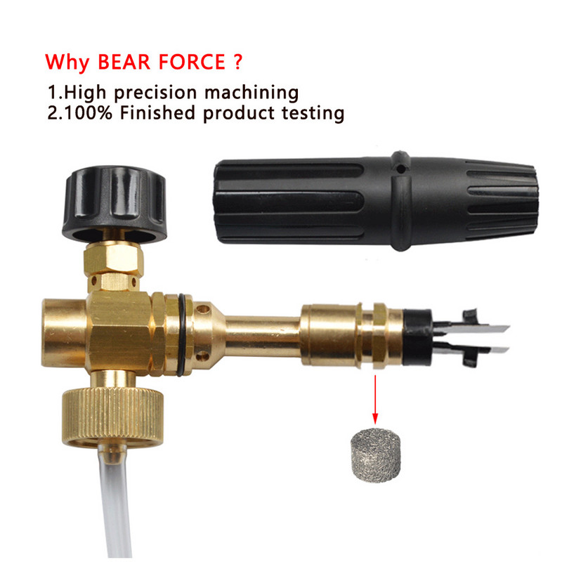 Vahuotsik Snow Foam Lance vahtpudeli pihusti Karcher Bosch Interskol Elitech Nilfisk Huter Stihl survepesuri autopesurile