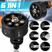 Ακροφύσιο Universal Wash Car Cleaner Pressure Multi-Λειτουργικό 1 Garden Ρυθμιζόμενο σε Αξεσουάρ 6 Washer Jets Σπρέι καθαρισμού αυτοκινήτου