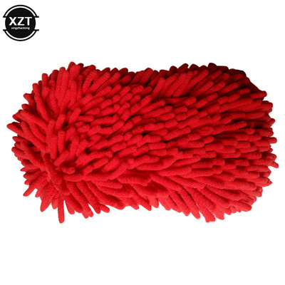 1PC Chenille Microfibră Coral Catifea Spălătorie Auto Burete Bloc Mănușă Mașină Unelte pentru spălătorie Auto Materiale de curățare a mașinii Mănușă de prosop din pânză