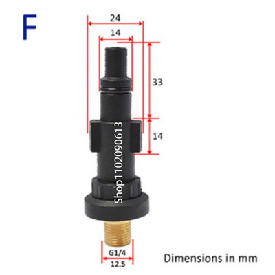 Mlaznica za pjenu Pjena za snijeg Lance Adapter za top s pjenom Plastični bajonet za Karcher AR Bosch Sun Joe Sterwins visokotlačni perač