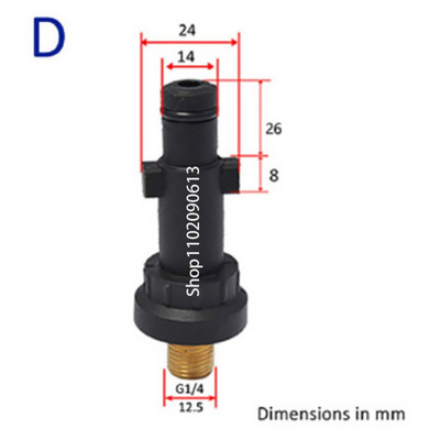 Mlaznica za pjenu Pjena za snijeg Lance Adapter za top s pjenom Plastični bajonet za Karcher AR Bosch Sun Joe Sterwins visokotlačni perač