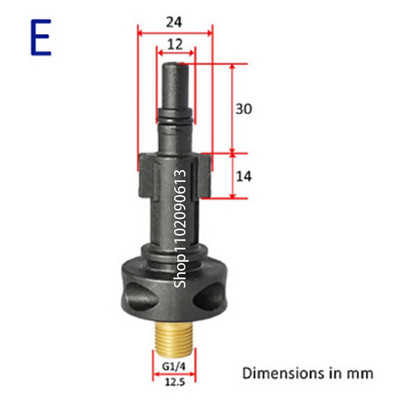 Mlaznica za pjenu Pjena za snijeg Lance Adapter za top s pjenom Plastični bajonet za Karcher AR Bosch Sun Joe Sterwins visokotlačni perač