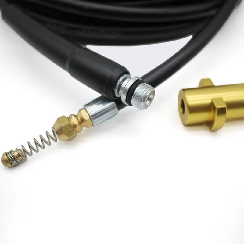 Kanalisatsiooni äravooluvee puhastusvooliku torupuhastuskomplekt koos adapteriga Karcheri K2 K3 K4 K5 K6 K7 Survepesurite otsikuga autopesu vooliku jaoks