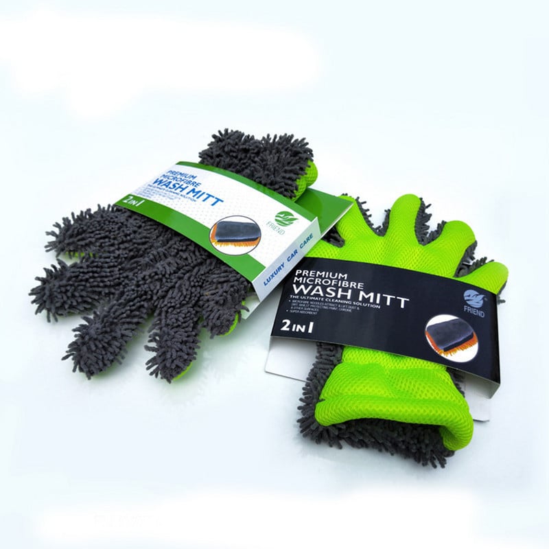 Superfine Fiber Gloves Car Wash Cleaning Cleaning Multi-function Guantes De Lavado De Autos Βούρτσα Καθαρισμού Λεπτομέρειες Γάντια πλυσίματος