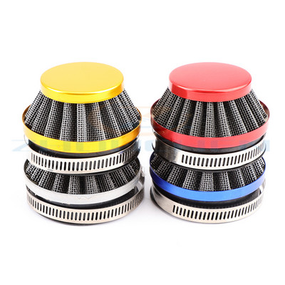 38mm 42mm 44mm 50mm 58mm Air Filter Clearner For Gas Motorized Bicycle Push Mini Moto Pocket Bike ATV Quad 4 Wheeler Motorcycle