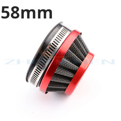 38mm 42mm 44mm 50mm 58mm Καθαριστικό φίλτρου αέρα για ποδήλατο με αέριο Push Mini Moto Pocket Bike ATV Quad 4 Wheeler Motorcycle