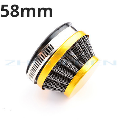 38mm 42mm 44mm 50mm 58mm Καθαριστικό φίλτρου αέρα για ποδήλατο με αέριο Push Mini Moto Pocket Bike ATV Quad 4 Wheeler Motorcycle