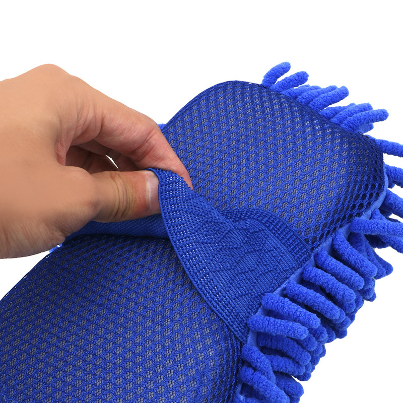 Motor Motocicletă Mașină de spălat perie microfibră moale chenilia geam mașină Mănuși de spălat caroserie Întreținere auto Îngrijirea vopselei Curățare auto