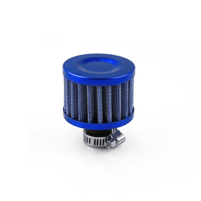 Universal Interface Φίλτρα αέρα αυτοκινήτου 12mm για μοτοσικλέτα κρύου αέρα εισαγωγής υψηλής ροής Κάλυμμα εξαερισμού στροφαλοθαλάμου Μίνι φίλτρα αναπνοής