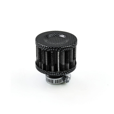 Universal Interface Φίλτρα αέρα αυτοκινήτου 12mm για μοτοσικλέτα κρύου αέρα εισαγωγής υψηλής ροής Κάλυμμα εξαερισμού στροφαλοθαλάμου Μίνι φίλτρα αναπνοής