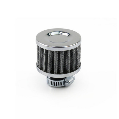 Universal Interface Φίλτρα αέρα αυτοκινήτου 12mm για μοτοσικλέτα κρύου αέρα εισαγωγής υψηλής ροής Κάλυμμα εξαερισμού στροφαλοθαλάμου Μίνι φίλτρα αναπνοής
