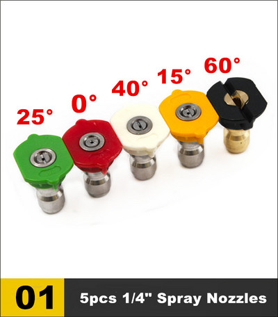 1/4 colio automobilio slėginio plovimo priedas turbo purkštukai purkštuvas sukamoji mova, purkštukas greitam prijungimui