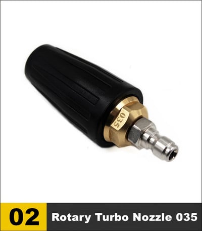 1/4 colio automobilio slėginio plovimo priedas turbo purkštukai purkštuvas sukamoji mova, purkštukas greitam prijungimui