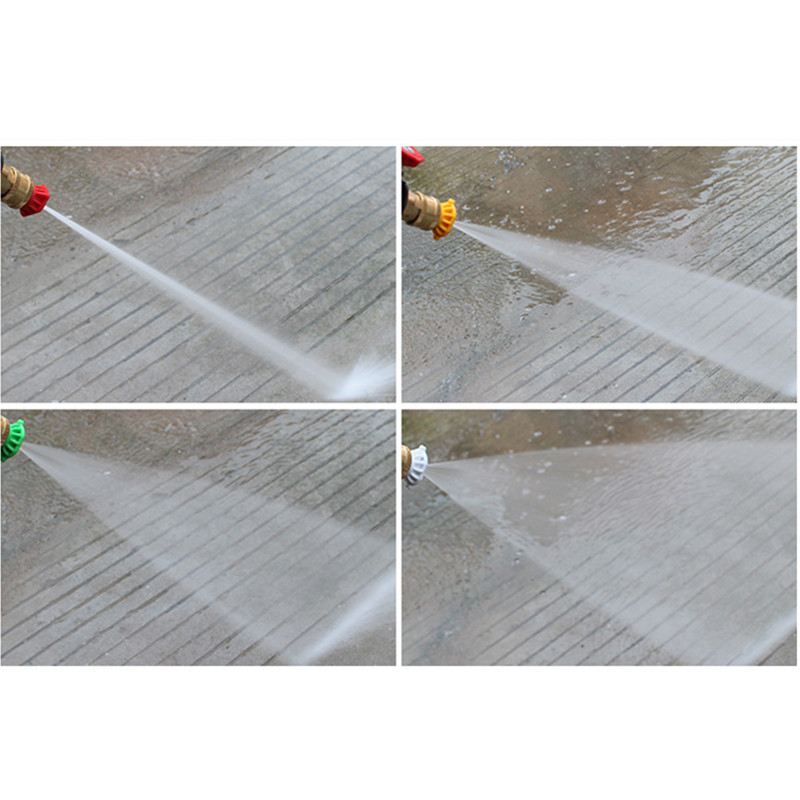 1/4 colio automobilio slėginio plovimo priedas turbo purkštukai purkštuvas sukamoji mova, purkštukas greitam prijungimui