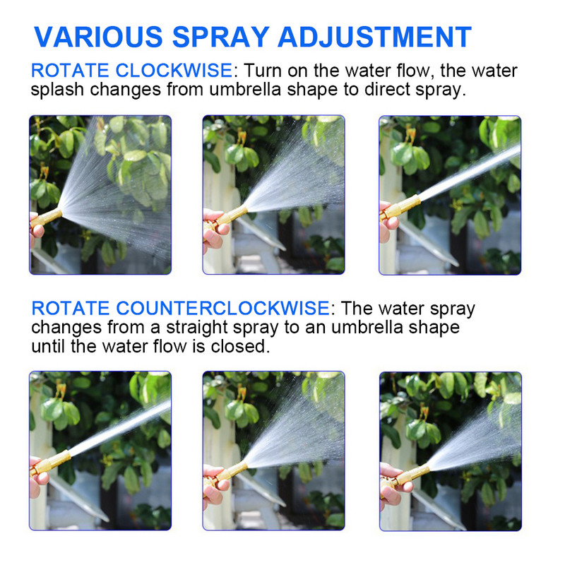 1/4 visokotlačni perač, tuš, pištolj za pranje automobila, četka za kućanstvo, mlaznica za zalijevanje automobila, linijski bakar