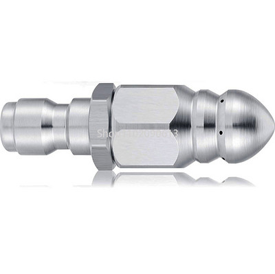 Duză de spălat 1/4 inch din oțel inoxidabil Mașină de spălat sub presiune drenaj canalizare curățare țeavă jetter pulverizare dop rapid furtun de scurgere duză instrumente