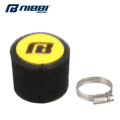 NIBBI Foam Air Filter 35/45/49mm Universal Motorcycle Replacement High Performance Air Filter Carburetor Intake Cleaner