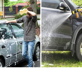Φορητό Auto Foam Lance Water πιστόλι υψηλής πίεσης 3 βαθμού ακροφύσιο τζετ πλυντήριο αυτοκινήτων Εργαλείο καθαρισμού ψεκαστήρα Εργαλείο καθαρισμού κήπου αυτοκινήτου