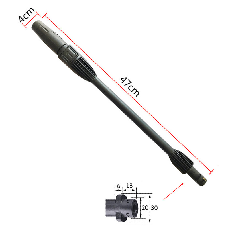 Mașină de spălat cu presiune Vârf baghetă Duză pentru pulverizare cu apă Lance turbo rotativă Mașină de spălat auto Lance cu jet de apă pentru mașina de spălat cu presiune Karcher