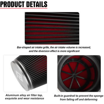 NIBBI Racing φίλτρο αέρα γενικής χρήσης 42mm/48mm Dirt Bike Filters Air Motocross Cleaner Carburetor for Pit Bike Scooter