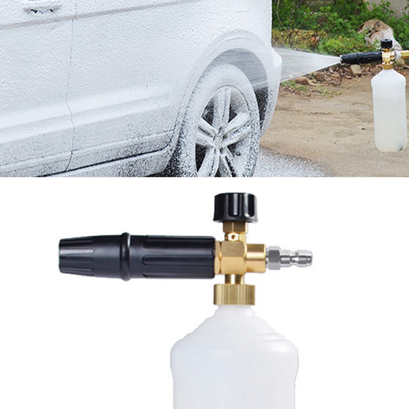 Mașină de spălat cu presiune Conector cu priză rapidă din spumă de zăpadă 1/4 inch la pistolul de pulverizare Adaptor lancea baghetă Racord de deconectare rapidă