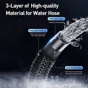 Baseus Car Wash High Pressure Water Gun Spray Nozzle Car Washers for Auto Home Garden Φορητό πλυντήριο Αξεσουάρ καθαρισμού αυτοκινήτου