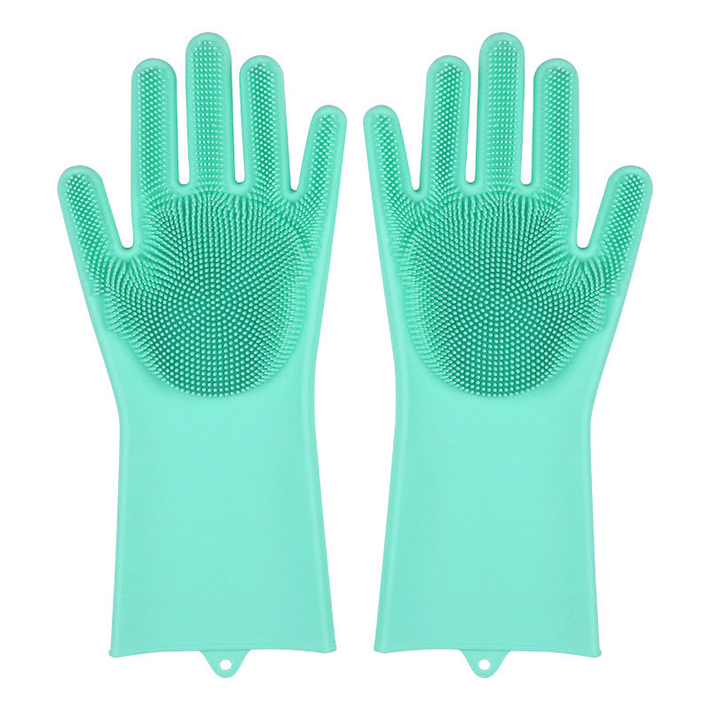 Rukavice za čišćenje automobila Silikonske gumene spužvaste rukavice Ribalica za kućanstvo Alati za čišćenje kuhinje