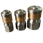 Ferret Pipeline torupuhastuskaabel roostevabast terasestRotaryDrainBlasterCleaningSpoiler Kanalisatsioonipuhastid Otsik Kõrgsurvepuhasti