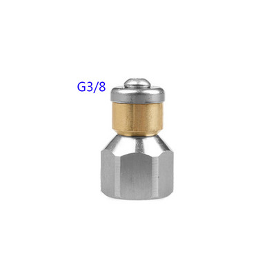 Ferret Pipeline torupuhastuskaabel roostevabast terasestRotaryDrainBlasterCleaningSpoiler Kanalisatsioonipuhastid Otsik Kõrgsurvepuhasti