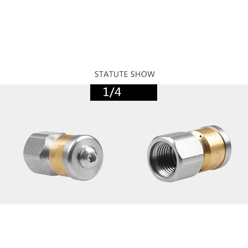 Ferret Pipeline torupuhastuskaabel roostevabast terasestRotaryDrainBlasterCleaningSpoiler Kanalisatsioonipuhastid Otsik Kõrgsurvepuhasti